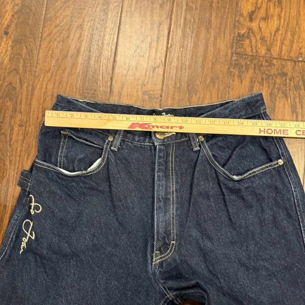 Sean John Jeans Mens 32 Blue Carpenter Denim Relaxed Fit Utility Workwear